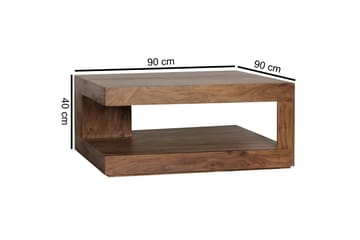Soffbord Wohnling Brun - Møbler - Bord - Sofabord & salongbord