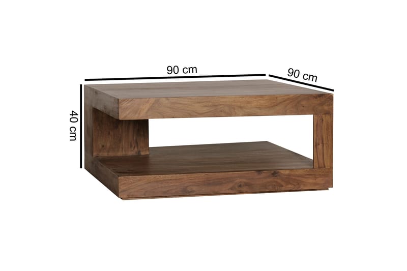 Soffbord Wohnling Brun - Møbler - Bord - Sofabord & salongbord