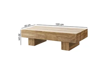 Soffbord Wohnling Trä, Natur - Møbler - Bord - Sofabord & salongbord