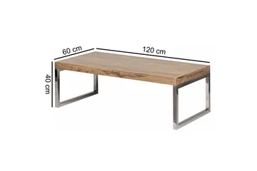 Soffbord Wohnling Trä, Natur - Møbler - Bord - Sofabord & salongbord