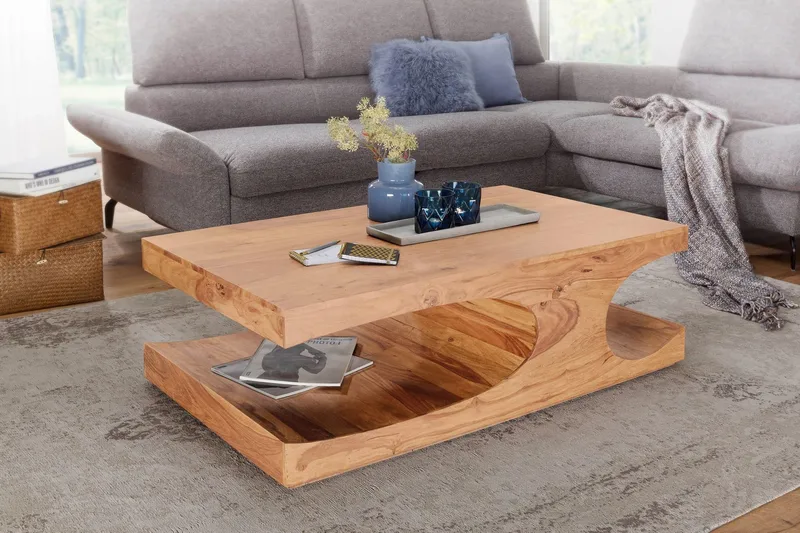 Soffbord Wohnling Trä, Natur - Møbler - Bord - Sofabord & salongbord