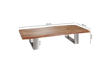 Soffbord Wohnling Trä, Natur - Møbler - Bord - Sofabord & salongbord