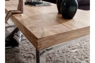 Soffbord Wohnling Trä, Natur - Møbler - Bord - Sofabord & salongbord