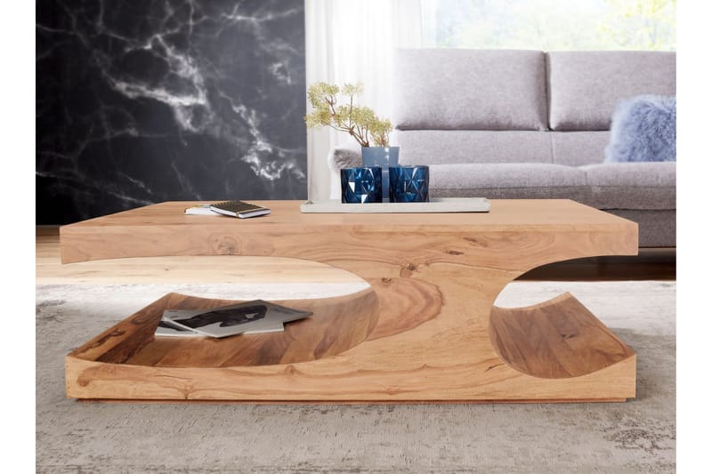 Soffbord Wohnling Trä, Natur - Møbler - Bord - Sofabord & salongbord