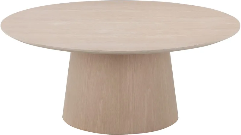 Sofabord Solhem 100 cm, Hvitpigmentert eik