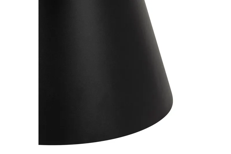 Soli Forlengingsbart Sofabord 66 cm Rundt - Glass/Svart/Matt Svart - Møbler - Bord - Sofabord & salongbord