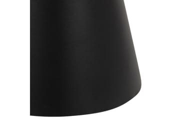 Soli Sofabord 46 cm Rundt - Glass/Svart/Matt Svart - Møbler - Bord - Sofabord & salongbord