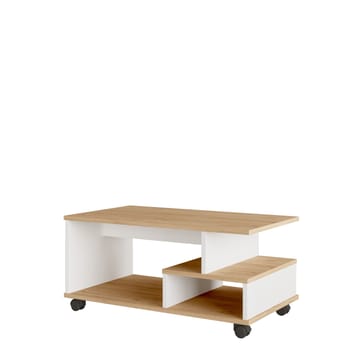 Solven Sofabord 90x42,5x51 cm - Eik og hvit - Møbler - Bord - Sofabord & salongbord