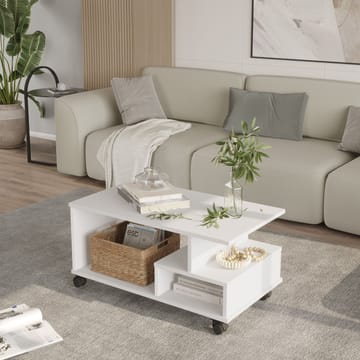 Solven Sofabord 90x42,5x51 cm - Hvit - Møbler - Bord - Sofabord & salongbord