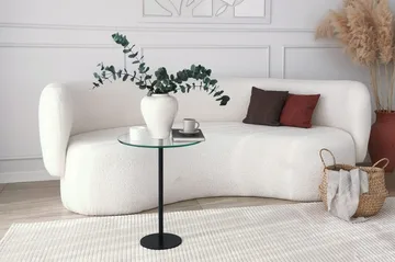 Sotinge Sofabord 40x50x40 cm Rundt - Svart - Møbler - Bord - Sofabord & salongbord