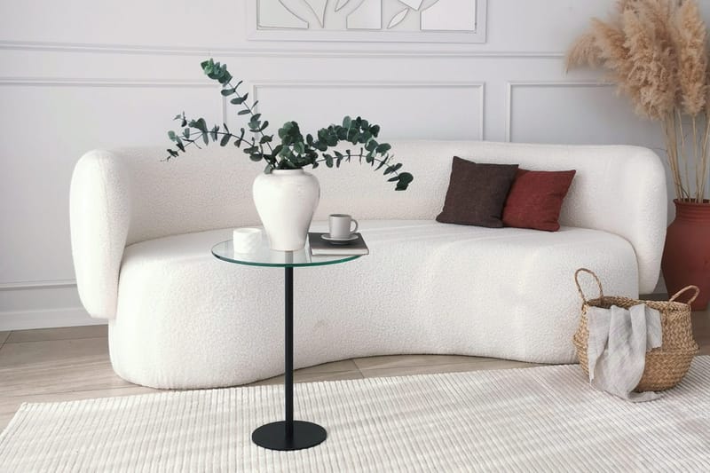 Sotinge Sofabord 40x50x40 cm Rundt - Svart - Møbler - Bord - Sofabord & salongbord