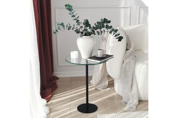 Sotinge Sofabord 40x50x40 cm Rundt - Svart - Møbler - Bord - Sofabord & salongbord