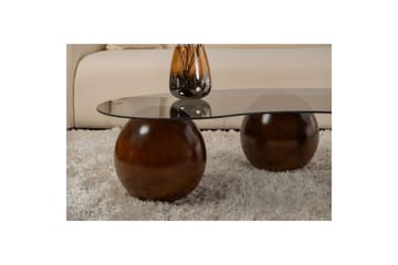 Sofabord Sphere Valnøtt / Grå - Valnøtt / Grå - Møbler - Bord - Sofabord & salongbord