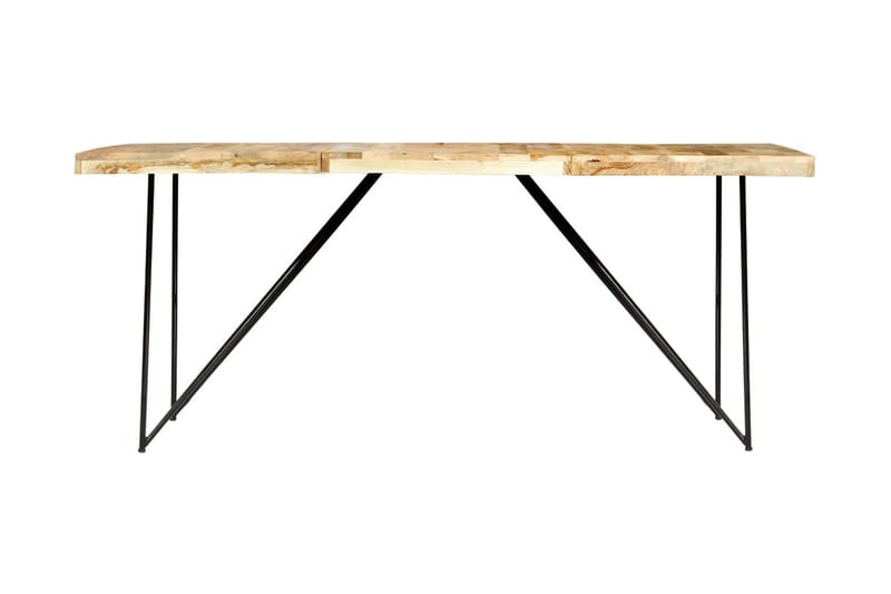 Spisebord 180x90x76 cm heltre mango - Brun - Sofabord & salongbord