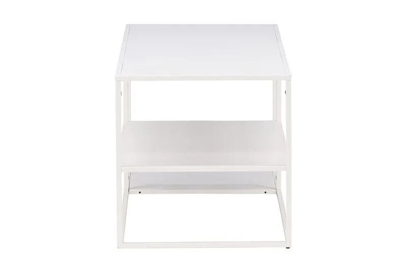 Staal Sofabord 120 cm - Hvid - Møbler - Bord - Sofabord & salongbord