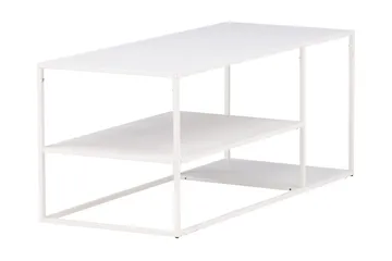 Staal Sofabord 120 cm - Hvid - Møbler - Bord - Sofabord & salongbord