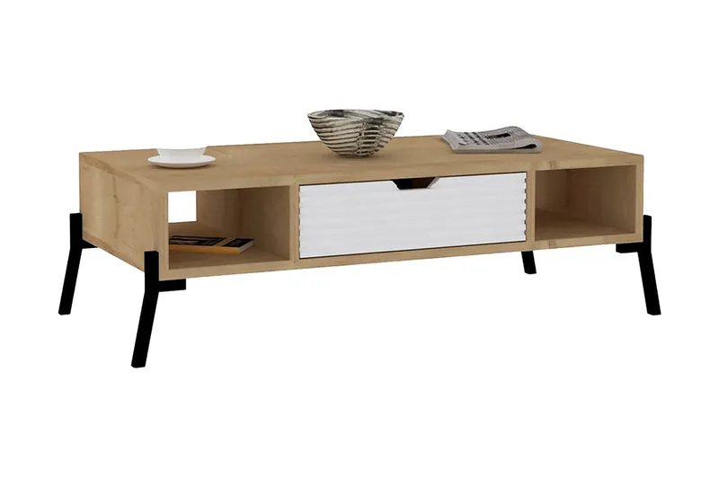 Stalmani Sofabord 100x28,2x100 cm - Blå - Møbler - Bord - Sofabord & salongbord