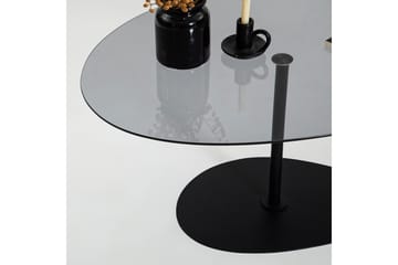 Svanabyn Sofabord 90 cm - Grå/Svart - Møbler - Bord - Sofabord & salongbord