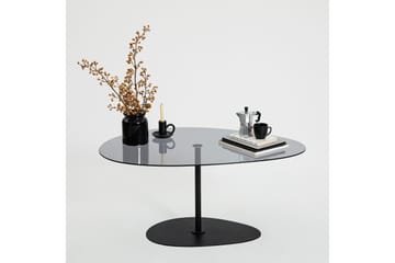 Svanabyn Sofabord 90 cm - Grå/Svart - Møbler - Bord - Sofabord & salongbord