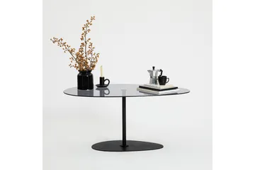 Svanabyn Sofabord 90 cm - Grå/Svart - Møbler - Bord - Sofabord & salongbord