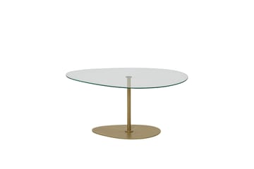 Svanabyn Sofabord 90 cm - Gull - Møbler - Bord - Sofabord & salongbord