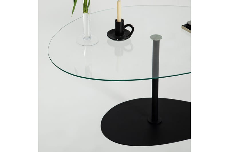 Svanabyn Sofabord 90 cm - Svart - Møbler - Bord - Sofabord & salongbord