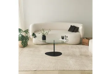 Svanabyn Sofabord 90 cm - Svart - Møbler - Bord - Sofabord & salongbord