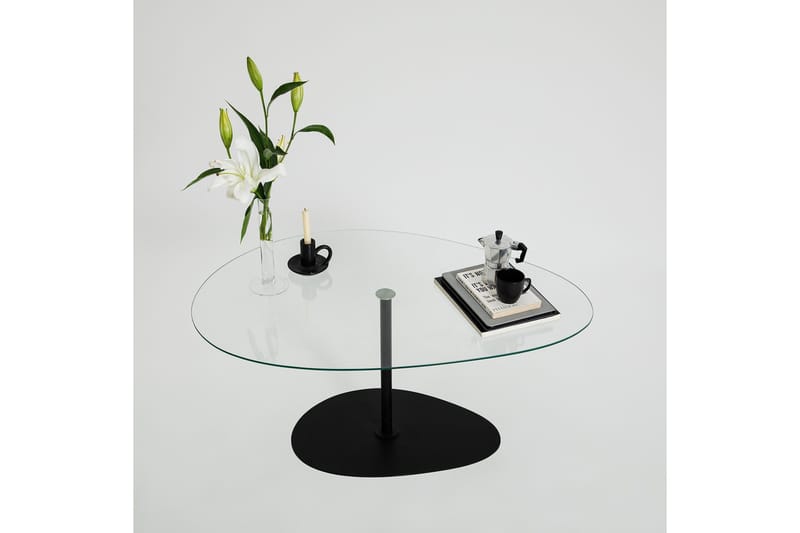 Svanabyn Sofabord 90 cm - Svart - Møbler - Bord - Sofabord & salongbord