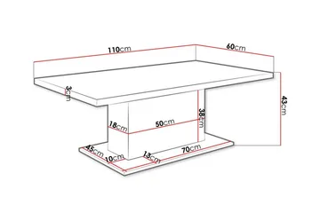 Tallow salongbord 60 cm - Møbler - Bord - Sofabord & salongbord