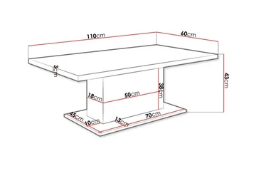 Tallow salongbord 60 cm - Møbler - Bord - Sofabord & salongbord