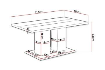 Tallow salongbord 60 cm - Møbler - Bord - Sofabord & salongbord
