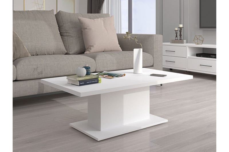 Tallow Soffbord 60 cm White - Møbler - Bord - Sofabord & salongbord