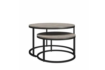 Tamazi Settbord - Grå - Møbler - Bord - Sofabord & salongbord