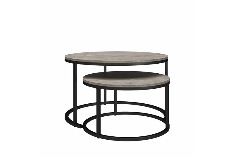 Tamazi Settbord - Grå - Møbler - Bord - Sofabord & salongbord