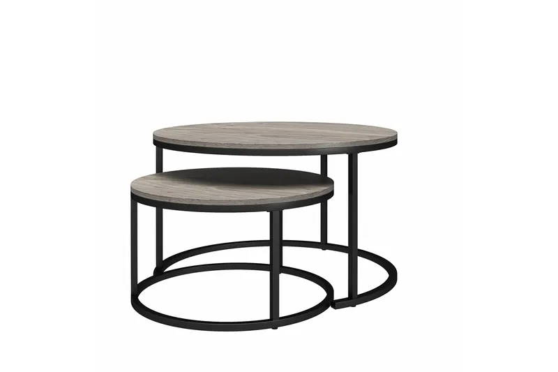 Tamazi Settbord - Grå - Møbler - Bord - Sofabord & salongbord