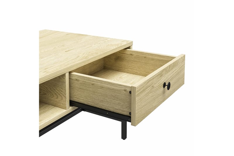 Tamlin Sofabord 102x50 cm Brun - Novogratz - Møbler - Bord - Sofabord & salongbord - Sofabord med oppbevaring