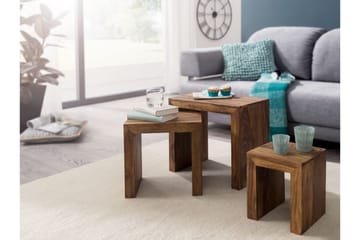 Telander Settbord 3-pk - Brun - Møbler - Bord - Sofabord & salongbord