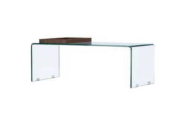 Telemark Sofabord 110x50 cm - Transparent - Møbler - Bord - Sofabord & salongbord