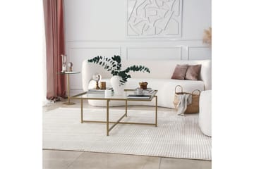Telence Sofabord 85x35x85 cm - Guld - Møbler - Bord - Sofabord & salongbord
