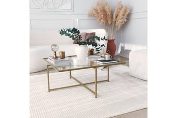 Telence Sofabord 85x35x85 cm - Guld - Møbler - Bord - Sofabord & salongbord