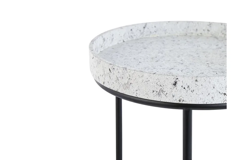 Texon Settbord 36 cm 3-pk - Svart - Møbler - Bord - Sofabord & salongbord