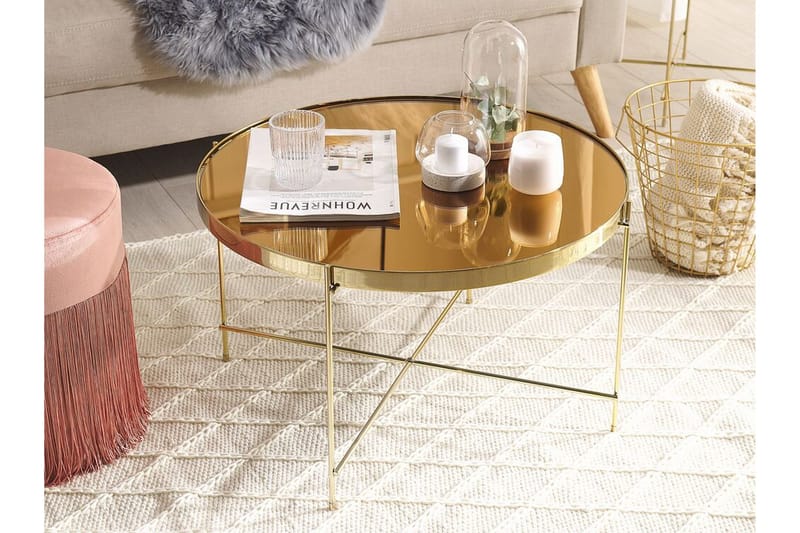 Thore Sofabord - Gull - Møbler - Bord - Sofabord & salongbord