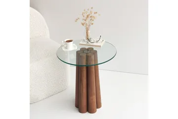 Tjadhunt Sofabord 50 cm - Valnøtt - Møbler - Bord - Sofabord & salongbord