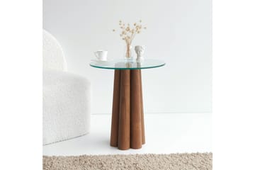 Tjadhunt Sofabord 50 cm - Valnøtt - Møbler - Bord - Sofabord & salongbord