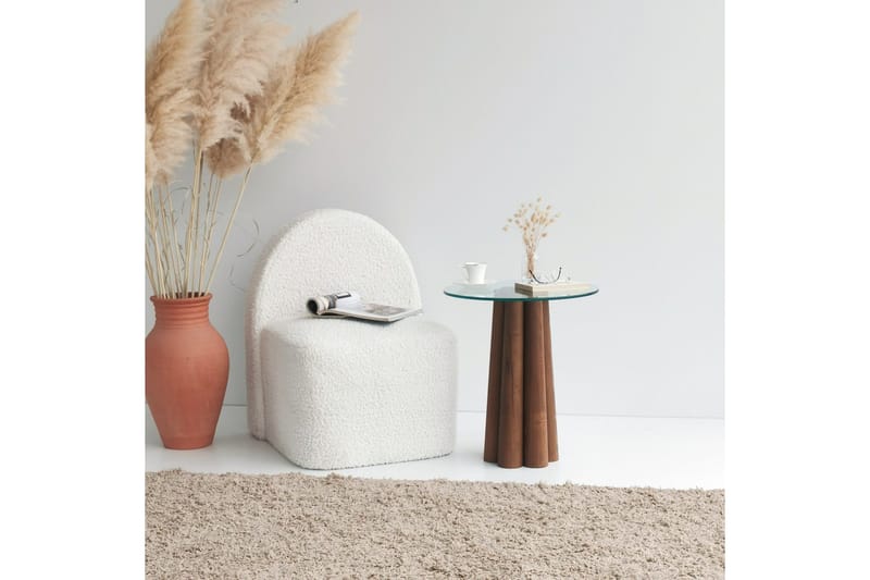 Tjadhunt Sofabord 50 cm - Valnøtt - Møbler - Bord - Sofabord & salongbord