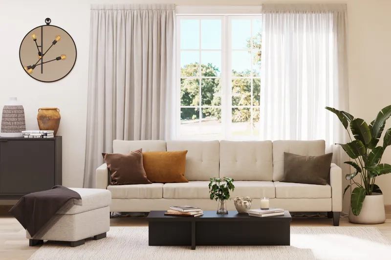 Sofabord Töreboda 120 cm - Brun tre look - Møbler - Bord - Sofabord & salongbord