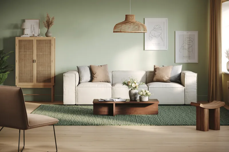 Sofabord Töreboda 120 cm - Svart tre look - Møbler - Bord - Sofabord & salongbord