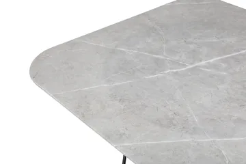 Tristar Sofabord 80 cm - Marmor/Grå/Svart - Møbler - Bord - Sofabord & salongbord