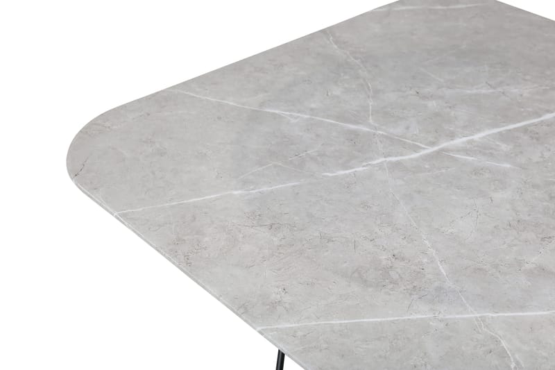 Tristar Sofabord 80 cm - Marmor/Grå/Svart - Møbler - Bord - Sofabord & salongbord