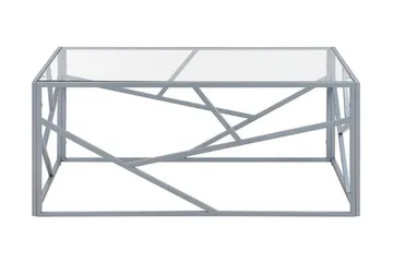 Vanausdall Sofabord 100 cm - Silver - Møbler - Bord - Sofabord & salongbord